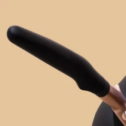 Meyer Accent Series 12.75" Hard Anodized Nonstick Induction Stir Fry Wok With Helper Handle And Glass Lid Matte Black