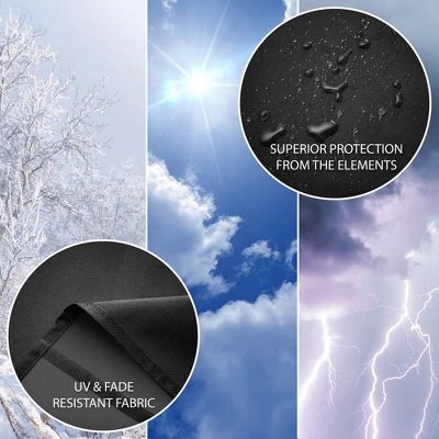 Pure Grill 32-Inch BBQ Grill Cover For All Outdoor Barbecue Gas Grill Brands, Universal Fit - Image 2