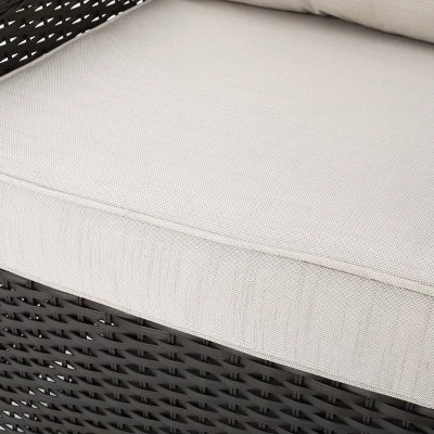 Avondale 3pc All-Weather Wicker Patio Chair Set W/ Fire Pit - Dark Brown - Christopher Knight Home - Image 12