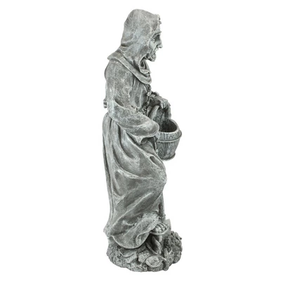Design Toscano St. Fiacre, The Gardener's Patron Saint Statue - Image 3