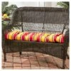 Carnival Stripe Outdoor Swing And Bench Cushion - Kensington Garden