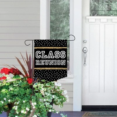 Big Dot Of Happiness Reunited - Outdoor Home Decorations - Double-Sided School Class Reunion Party Garden Flag - 12 X 15.25 Inches - Image 5