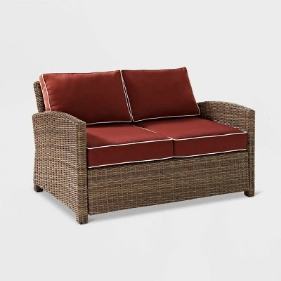 Bradenton Outdoor Wicker Loveseat - Crosley - Image 16