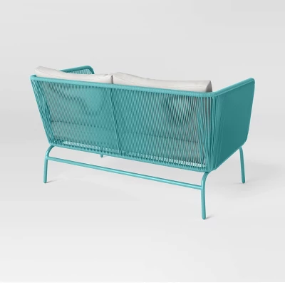 Fisher Patio Loveseat - Blue-Green - Project 62™ - Image 3