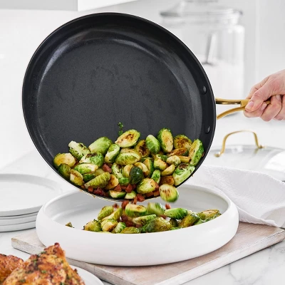 GreenPan Studio 12" Covered Frypan - Black - Image 5