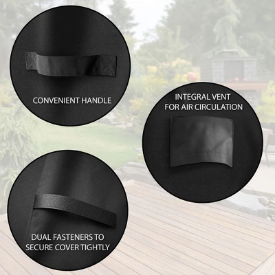 Pure Grill 32-Inch BBQ Grill Cover For All Outdoor Barbecue Gas Grill Brands, Universal Fit - Image 3