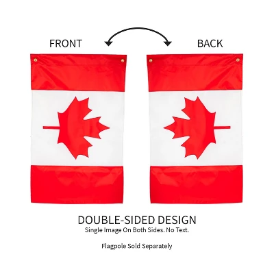 Evergreen Canada Applique House Flag 28 X 44 Inches Outdoor Decor For Homes And Gardens - Image 4