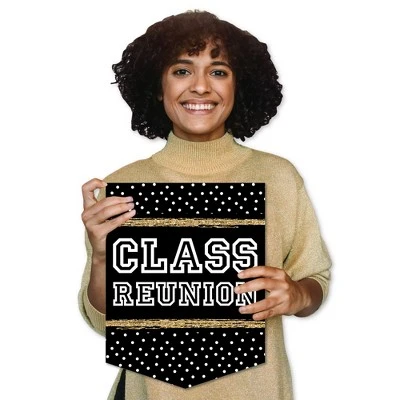 Big Dot Of Happiness Reunited - Outdoor Home Decorations - Double-Sided School Class Reunion Party Garden Flag - 12 X 15.25 Inches - Image 7