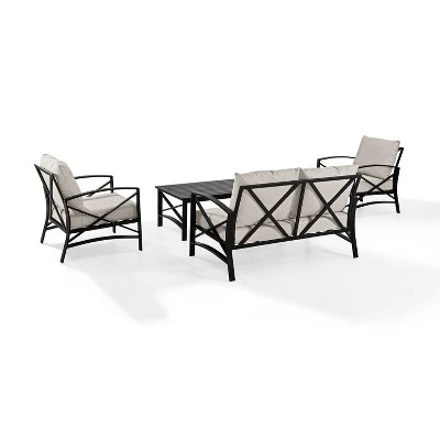 4pc Kaplan Outdoor Seating Set - Crosley - Image 2