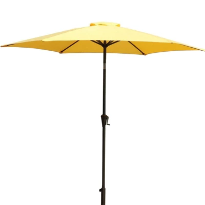 9' Aluminum Outdoor Patio Umbrella With Carry Bag - Wellfor - Image 14