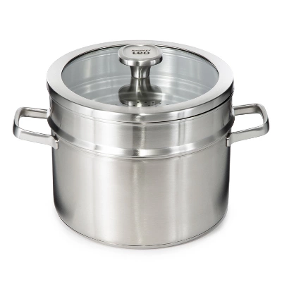 BergHOFF Graphite Recycled 18/10 Stainless Steel Steamer Insert 10" - Image 3