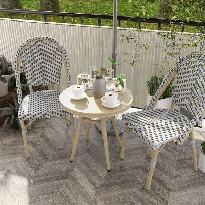 3pc Arna Patio Chair Set With Side Table - MiBasics - Image 7