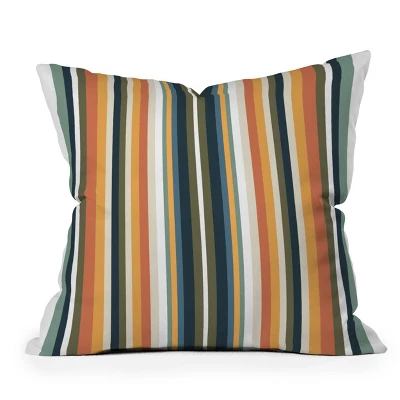 Sheila Wenzel Ganny Mid Century Stripes Outdoor Throw Pillow - Deny Designs - Image 6