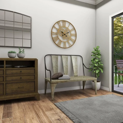 Metal Garden Bench - Olivia & May - Image 11