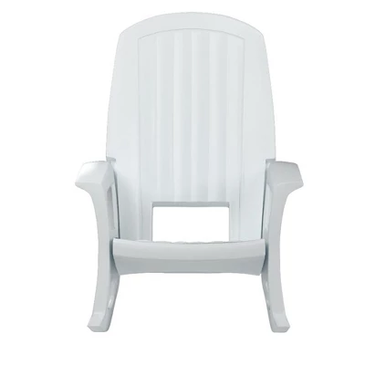Semco Plastics SEMTPE Extra Large Recycled Plastic Resin Durable Outdoor Patio Rocking Chair - Image 6