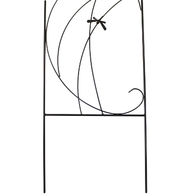 Sunnydaze Decorative Steel Metal Dragonfly Delight Design Garden Trellis - 55.75" H - Black - 2-Pack - Image 4