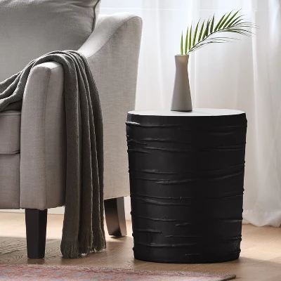 Sapphtopaz Modern Concrete Outdoor End Table Outdoor Side Table, Patio Table Small Table Outdoor Table For Backyard, Balcony, Porch - Image 3