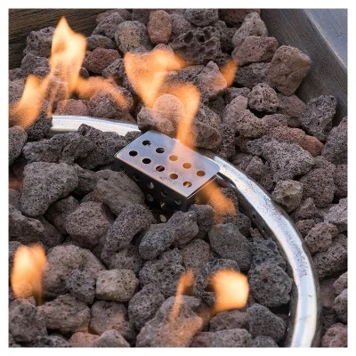 Avondale 3pc All-Weather Wicker Patio Chair Set W/ Fire Pit - Dark Brown - Christopher Knight Home - Image 4