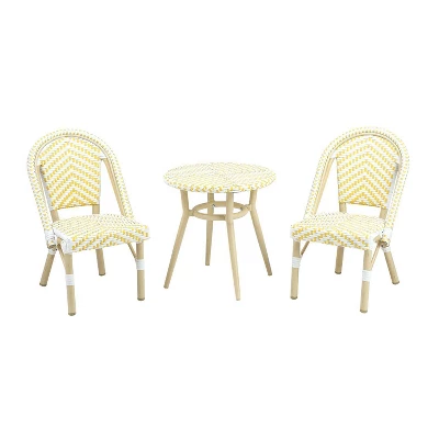 3pc Pyrite Kids' Aluminum Picnic Table Set - MiBasics - Image 13