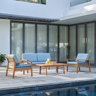 Gloucester 4pc Patio Sofa Set - Vifah - Image 2