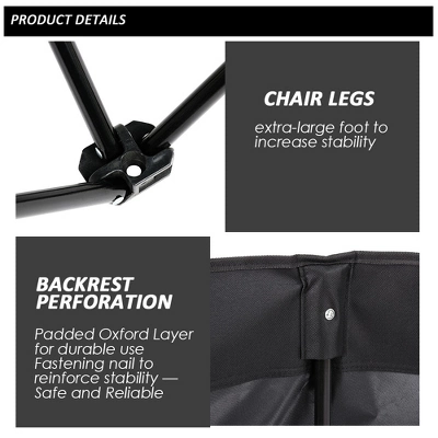 Yaheetech 6 Seats Portable Folding Bench For Sports Camping - Image 5