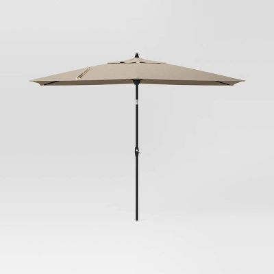 10'x6' Rectangular Market Patio Umbrella - Black Pole - Threshold™ - Image 15