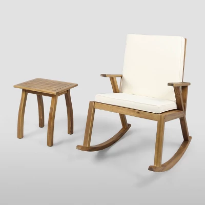 Champlain 2pc Acacia Seating Set - Christopher Knight Home - Image 5