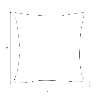 18" X 18" Outdoor Throw Pillow Claude Block Blush Mustard - Skyline Furniture - Image 4