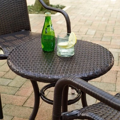 Palm Harbor 3pc Outdoor Wicker Seating Set - Brown - Crosley - Image 5