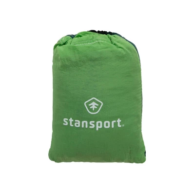 Stansport Newport 2 Person Traveler Backpack Nylon Hammock 108" X 57" Green/Teal