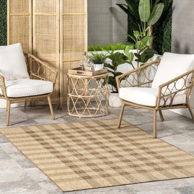 NuLOOM Sandee Casual Plaid Indoor/Outdoor Area Rug