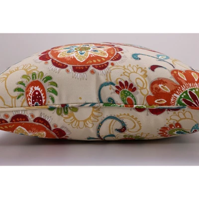 Set Of 2 Outdoor/Indoor Over-Sized Rectangular Throw Pillows Fanfare Sonoma - Pillow Perfect