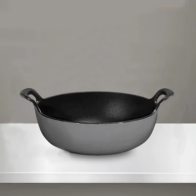 Bruntmor 3 Quart Black Enameled Cast Iron - Image 2