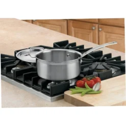 Cuisinart Classic MutliClad Pro 2qt Stainless Steel Tri-Ply Saucepan With Cover MCP19-18N - Silver