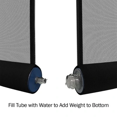 Nature Spring Patio Umbrella Mosquito Netting – Black - Image 2