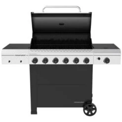Megamaster 6-Burner Gas Grill With Stainless Steel Tong 720-0983CTG