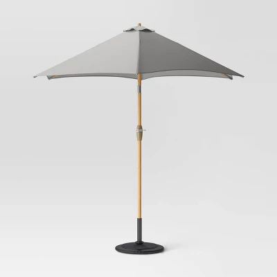 9'x9' Market Patio Umbrella - Light Wood Pole - Threshold™ - Image 13