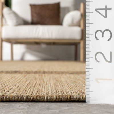 NuLOOM Natasha Casual Stripes Indoor/Outdoor Area Rug - Image 2
