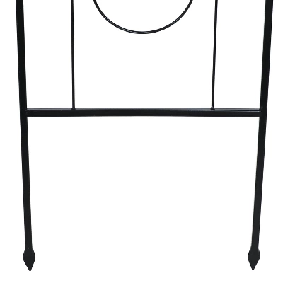 Sunnydaze Decor Sunnydaze 2-Piece Arched Climbing Plants Wall Trellis With Flower Pot Supports - Image 2