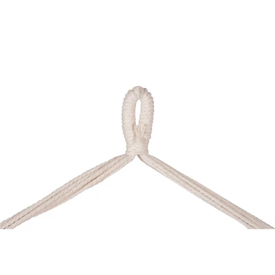 Boho Breeze Swinging Bungalow Hammock Chair - Hampton Blue Stripe - Blue Wave - Image 9