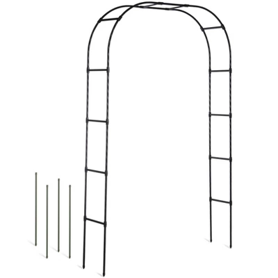 Gardener's Supply Company Titan Arch Arbor Garden Trellis | Sturdy Tall Garden Arch Plant Support For Climbing Plants, Vines And Flowers | Elegant