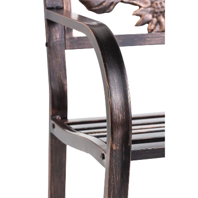 Evergreen Sunflower Bench - Image 4