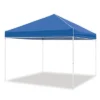 Z-Shade 10 X 10 Foot Everest Instant Outdoor Canopy Camping Patio Shelter, Blue & Durable Plastic Circular 5 Pound Canopy Tent Leg Weights, Set Of 4