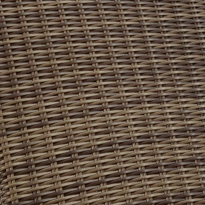 Crosley 3pc Bradenton Steel Outdoor Patio Fire Pit Furniture Set With Two Loveseats Tan/Brown - Image 5