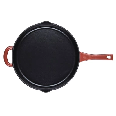 Ayesha Curry 12" Frying Pan With Helper Handle Redwood - Image 2