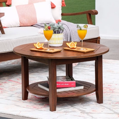 Sopra 5pc Wood Patio Chat Set - Cambridge Casual - Image 3