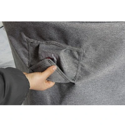 Platinum 3-Layer Water Resistant Outdoor Dining Set Round Covers Gray Melange By Shield - Image 4