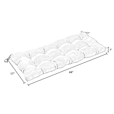 Carnival Stripe Outdoor Swing And Bench Cushion - Kensington Garden - Image 7