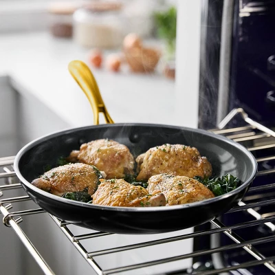 GreenPan Studio 12" Covered Frypan - Black - Image 6