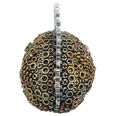 Design Toscano Gear Head Nuts And Bolts Motor Skull Statue - Image 4